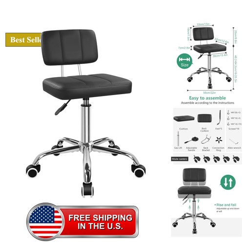 Simple square office chair - simple,